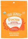 Four Sigmatic Focus Blend 7 Superfoods Adaptogen Blend Mix with Lion's Mane, Cordyceps, Rhodiola, Bacopa & Mucuna TEN Productivity & Creative Support TEN Decaf " Dissolves Fácilmente TEN 30 Servings