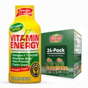 Vitamin Energy B12 11,000% Extra Strength Energy Shot Mango 24 Pack, 260mg Natural Caffeine, B12 &amp; B6, Nootropic Focus, Vitality, Zero Sugar, Gluten-Free, Vegan, Kosher, 1.93 fl oz