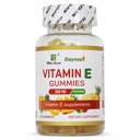Vitamina E Gummies 268mg, Delicious, Vegan, Non-GMO, Adult Gummy Suplementos, Immune, Skin &amp; Eye Support, 60 Condes