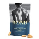 BOND Vitality - All-in-One Hombre Fertility Suplemento - Concepción para Él, Fertilidad Suplementos para Hombres, Hombre Wellness Suplemento - CoQ10, Vitaminas B12, C, D, &amp; E, Catalase, Selenium - 120 cápsulas