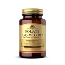 Solgar Folate 1333 MCG DFE Metafolin® 800 mcg Tablets, Original, 8 onzas