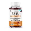OM MUSHROOM SUPERFOOD Cordyceps Gummies, USA Grown Organic Mushrooms, Supports, Endurance, Energy, " Recovery, 60 Count, 30 Servings Gummy Supplements