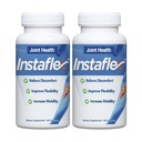 Suplemento de apoyo conjunto Instaflex - Clínicamente estudiado Blend de Alivio Conjunto de Glucosamina, MSM, White Willow, Turmeric, Ginger, Cayenne, Hyaluronic Acid - 180 Capsules