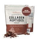 Péptidos de colágeno en vivo Polvo - Colágeno de Chocolate - Pelo, Esquí, Nail y Soporte Conjunto - Tipo I < III Suplementos de colágeno para Mujeres y Hombres - 30 Servimientos - 15oz