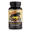 American BioSciences NK-9, AHCC Suplemento para perros &amp; gatos - Suplemento dietético para el sistema de apoyo inmunológico - Hecho para las defensas inmunitarias de mascotas - 30 cápsulas, 250 mg/capsula