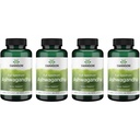 Swanson Ashwagandha Powder Supplement - with Ashwagandha Root to Promote Stress Relief & Energy - Ayurvedic Supplement for Natural Wellness (100 cápsulas, 450 mg cada uno) 4 Pack