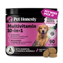 Suplemento de perros multivitamínicos, condroitina de Glucosamina para perros, probióticos, aceite de pescado omega, suplementos de perros y vitaminas, vitaminas para alergias a la piel y la carne, ( mantequilla de maní 90 ct)