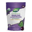 Manera Sambucus Zinc Lozenges con Elderberry y Vitamina C, Peppermint Flavored, 24 Lozenges