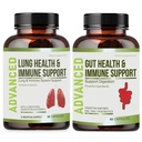 Lung Health &amp; Immune Support Supplement - Lung Cleanse and Detox With Immunity Vitamins For Better Lungs, Immune Defense, Clear Lungs & Deep Breathing including Quercetin & Cordyceps. Suministro de dos meses