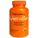 Querce-TalTM Quercetin + Bromelain 120 Veg Capsules ¦ High Potency Enhanced Absorption Bioavailability. Soportes Anti-Oxidant, Eventos en llamas, Salud Inmunitaria, Embalaje mayo Vary