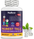 NuBest Tall Kids - Toddlers Vitaminas y Niños Vitaminas por Edad 2 a 9 - Soporte Bone Strength, Global Health and Immunity - Animal Shapes - 90 Chewable Berry Tablets  6 Weeks Supply