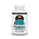 Fuente Naturales Ascorbyl Palmitate 500mg Fat-Soluble Vitamin C Ester Suplemento - 180 cápsulas