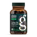 Gaia Herbs Turquía Tail Mushroom - Immune Support Suplemento para ayudar a mantener la salud del hígado - con Turquía orgánica Mushroom Fruiting Body Extract - 120 Vegan Capsules