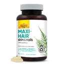 Country Life Maxi-Hair Suplemento - 2000mcg Biotina & vitaminas para el cabello, piel " uñas - Certified Gluten-Free " Vegetarian - apoya el crecimiento del cabello, 90 tabletas
