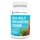Dr. Berg Sea Kelp Iodine mejorado - 200 mcg de Iodine Premium - Seaweed Blend Incluye Klamath Blue-Green Algae & Sea Kelp - 90 cápsulas