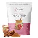 One Sol Lean Plant-Based Protein Powder, Pea &amp; Brown Rice Protein, Low Carb, Vegan Friendly - Gluten, Lactose, &amp; Soy Gratis - No Añadido Sugar, Non-GMO, Clean Nutrition, No Bloating (Horchata)