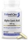 Pacientes Un ácido lipoico alfa (ALA) 600 mg ← Antioxidante Suplemento de apoyo a la salud del nervio y del hígado*