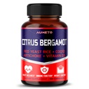 Citrus Bergamot Suplemento con Red Yeast Rice, CoQ10, Artichoke, Vitamina D3 - Apoyo Circulación general Wellness and Immune System (150 Conde (Pack of 1))
