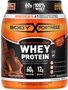 Fortaleza del cuerpo 100% Whey, Polvo Proteína Premium, mantequilla de maní de chocolate, 1,78lbs (Paquete mayo Vary)