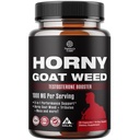 Horny Goat Weed for Male Enhancement - Extra Strength Horny Goat Weed for Men 1000mg per Serving Complex with Tongkat Ali Saw Palmetto Extract Panax Ginseng y Negro Maca Root for Stamina & Energy