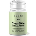 Codex Labs BIA Eczema Probiotic – 30 Capsules TENIDO Sinbiótico para Eczema-Prone Skin with Clinically Proven Probiotics & Prebiotic Blueberry TEN Gut-Skin Barrier & Immune Support TEN 30-Day Supply