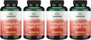 Swanson Pumpkin Seed Oil - High Bioavailable EFAs - (100 cápsulas de Softgel, 1000 mg cada uno) 4 Pack