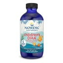 Naturales nórdicos DHA, Orange - 8 oz para niños - 530 mg Omega-3 con EPA &amp; DHA - Función de desarrollo cerebral - No GMO - 96 Servimientos