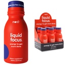 Más laboratorios foco líquido, bebida inteligente nootrópica con potentes antioxidantes " hierbas adaptógenas para la energía y la concentración, 150 mg de cafeína (Pack of 6)