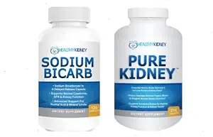 Pure Kidney &amp; Sodium Bicarb 2-Pack Bundle for Protein Support &amp; Supporting Normal Acid Levels