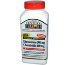 21st Century Glucosamine Chondroitin 500/400mg - Doble fuerza, cp 150 Conde