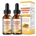 (2 Packs) Glucosamine Chondroitin MSM Support Joint Health - Chondroitin Sulfate Supplement Turmeric, Quercetin, Bromelain, MSM Aceite