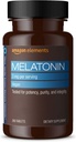 Elementos Melatonina 3mg, Ayuda con insomnio ocasional, Vegan, Desflavorado, 260 Tabletas, suministro de 8 meses (Paquete puede variar)