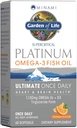 Garden of Life Fish Oil Suplementos, 60 Cuenta
