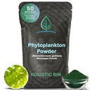 Holistic Bin Marine Phytoplankton Powder – Sustentablemente cultivado en Nordic Green Water Farm – Nutrient-Dense Omega-3 Superfood – Rich in Amino Acids, Chlorophyll, Vitamins & Trace Minerals – 50 Grams