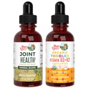 MaryRuth Organics Joint Health Liquid " Vitamin D3+K2 Drops for Toddlers  USDA Organic &amp; Clean Label Project Verified® peru Vitamins for Calcium, Joints, and Bone Support ← Vegan, Non-GMO, Gluten Free