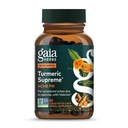 Gaia Herbs Turmeric Supreme Discomfort P.M. - Ayuda a proporcionar el confort de la noche para apoyar más sueño resentido - con la Curcumina tomérica, Kava, Valerian, Feverfew - 60 líquido Phyto-Capsules(30-Day Supply)