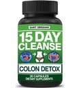 15 días de limpieza Silencio Colon Detox con laxante natural para el estreñimiento &amp; Bloating. 30 Pills to Detoxify " Boost Energy ¦ Extra-Strength Senna Leaf Supplements ← Strong for Some People.