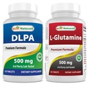 Mejores Naturales DLPA 500 mg " L-Glutamina 500 mg