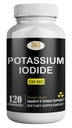 Potasio Iodide130 mg - KI Tablets- Potassium130 mg - USA Hecho Potassium Iodine Pills YODO Naciente, Yoduro de potasio - 120 Tablets