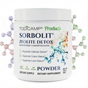 Sorbolit Zeolite Detox - 7.05 oz Zeolite Powder Supplement for Full Body Detox - Gut Cleanse, Cellular Liver Detox ← 200 Days Supply