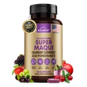 Ecológico Super Maqui Berry Capsules - Superfood Powder - Elderberry Extract, Cranberry, Pomegranate, Acai - Dry Eye &amp; Tear Support, Gut Health, Skin - 60 Vegan Capsules, Non GMO, Gluten Free Supplement