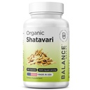 Shatavari ecológico 1200mg, 60 cápsulas - Lactation Support Vitaminas, Saldo hormonal para las mujeres, Espárragos Racemosus Root