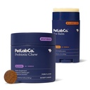 PetLab Co. Paw &amp; Probiotic Bundle: Dog Paw Balm to Support Dry, Cracked Paws 2.4 Ounces & Dog Probiotics for Gut Health, Seasonal Allergies, Skin &amp; Ear Yeast 30 Count