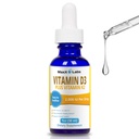 Vitamina D3 K2 Liquid Drops - Liquid Vitamin-D3 2000 IU Por gota con suplementos K2 para adultos &amp; niños - VIT D para huesos saludables, corazón &amp; salud inmunitaria - Vitamina D K2 MK7 Dropper 1 Oz