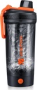 Botella de Proteína Eléctrica VOLTRX - Copa de mezclador recargable USB para sacudidas y reemplazos de comida, Tritán libre de BPA, 24oz