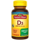 Nature Made Vitamina D3 1000 UI (25 mcg), Suplemento de vitamina D para Bone, Dientes, Muscle e Immune Health Support, 100 Tablets, 100 Day Supply