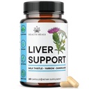 Liver Cleanse & Repair Formula - Herbal Liver Support Suplemento con Milk Thistle Dandelion Root Turmeric, Artichoke Extract for Liver Health - 60 Count