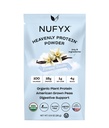 NUFYX® • Pólvora Skyly Protein® • Púrpura ecológica mundial 100% ecológica americana • Vegan • Gluten Gratis • Carb bajo (Creamy Vanilla, Packet)