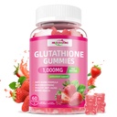 Glutathione Suplemento Collagen Gummies: L-Glutamine Contiene Vitaminas de Collagen Marino C, E, D plagaB12 Glutathione Gummies 1000mg para la Fórmula Anti-Aging y Fortalecer los Huesos