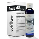 Waiora Essential Trace Minerals ← Ayuda Replenish Lost/Depleted Mineral TEN 60+ Ionic Trace Minerals ← Soportar las funciones vitales del cuerpo, pH Balance TEN Plus Electrolytes for Hydration (1 Bot / 48 serv)